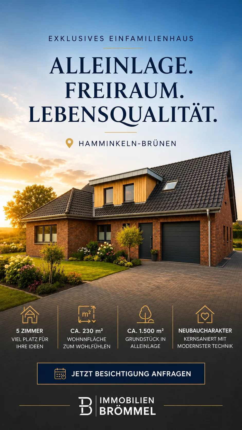 Modernes Wohnhaus Exposé