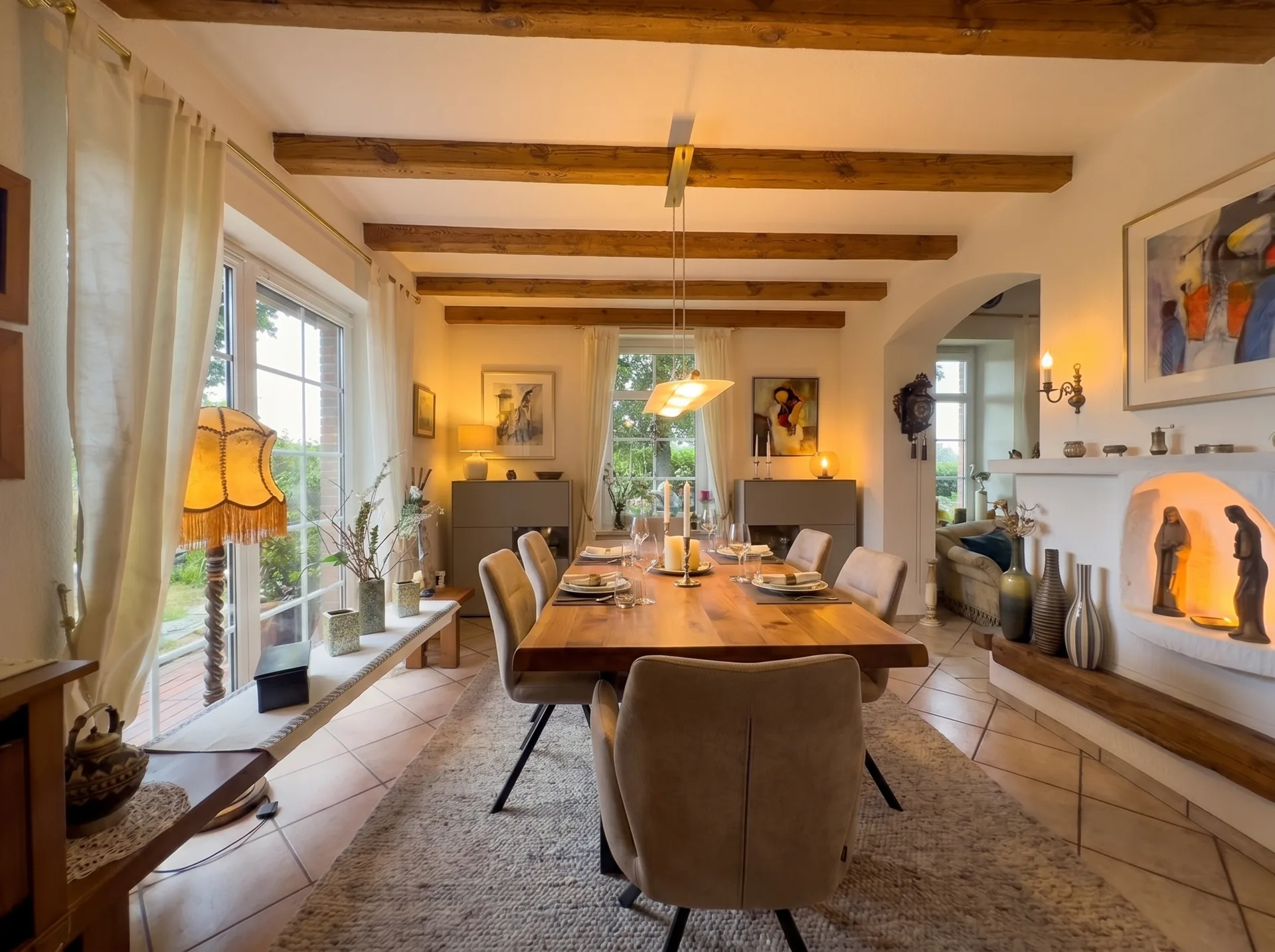 Historisches Landhaus-Anwesen mit ELW, Wintergarten & Fernblick · Bild 8