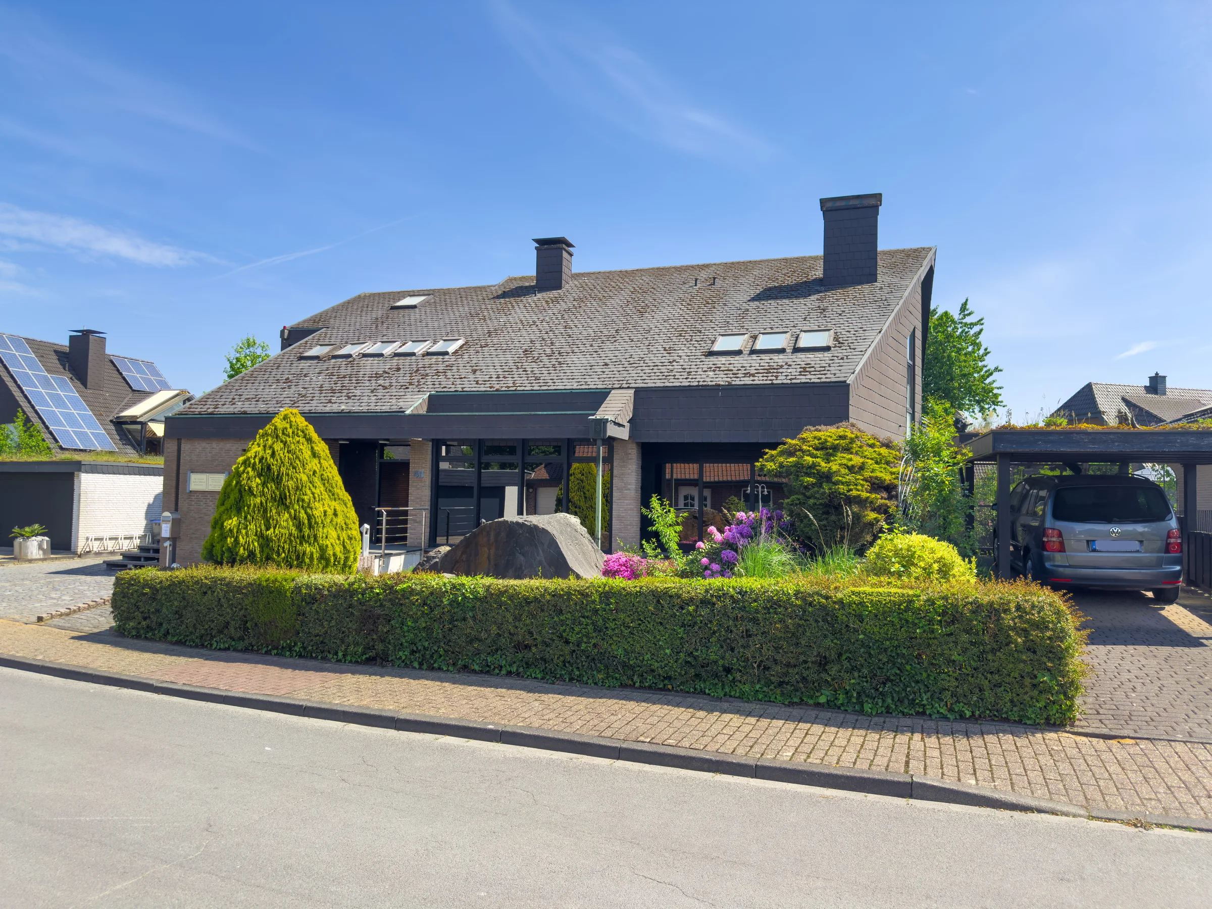 Exklusives Architektenhaus mit Gartenidylle in bester Lage von Schermbeck Titelbild